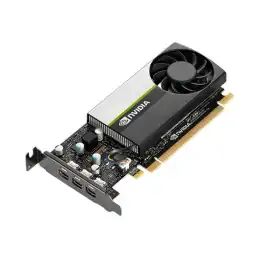 NVIDIA T400 4GB - Carte graphique - T400 - 4 Go GDDR6 - PCIe 3.0 x16 profil bas - 3 x Mini DisplayPo... (VCNT400-4GB-SB)_2